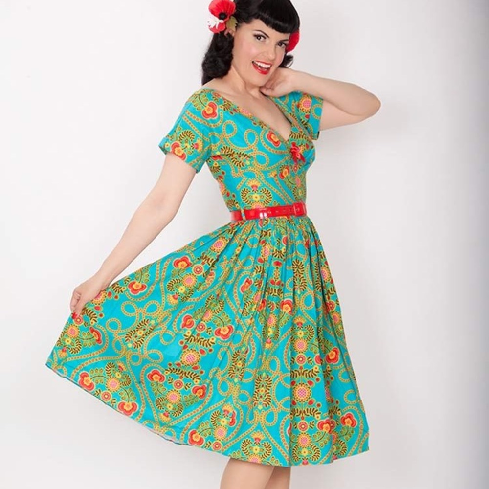 Bernie Dexter retro pin-up dress S